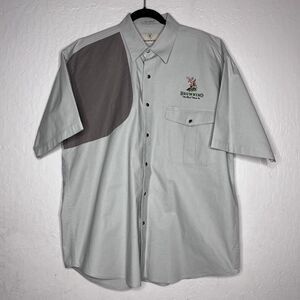 VTG Browning Super Naturals Shooting Shirt Snap Button Hunting Mens Size XL